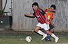 Cristian Bautista of Cuenca FC on the attack