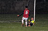 Cristain Rios, Bateman keeper, making another save in front of Marco Bautista of Cuenca FC