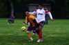 Uchupie Estaban of Tuxpan(left) and Deigo Marles of Maidstone fighting for the ball