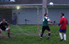 In front Espo's goal, Adam Lancashire of Bayberry(#6) and Luis Vas of Tortorella have to turn around for the ball
