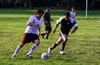 Ernesto Valverde of Maidstone out running Cesar Bautista of Espo