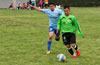 Oscar Reinoso of Hampton FC is just too fast for Juan Zuluaga of Bateman Painting