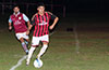 Cristian Bautista of Cuenca FC on the attack