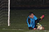 Olger Araya, Hampton FC keeper, making another easy save