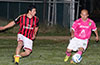 Juan Villancencio of Cuenca FC(left) watching the action of Ivan Espinoza of FC Tuxpan