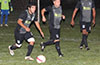 Mario Olaya of Maidstone on the attack