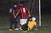 Action in front of the Sag Harbor goal