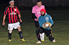 Sag Harbor keeper, Daniel Valolespirn, making another save