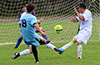 Jose Almansa of Hampton FC(#18) scoring on FC Tuxpan