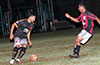 John Romero of Maidstone Market(left) about to take on Matthew Rojano of Sag Harbor United