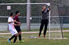 Griffin Lohr of East Hampton SC making another save