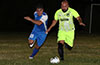 Eddie Lopez of Tortorella Pools(left) and Charles Escalante of Maidstone racing toward the ball