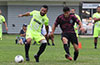 John Romero of Maidstone Market(left) just too fast for Eddy Jurez of FC Tuxpan