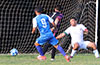 David Rodriguez of Tortorella Pools(#9) scoring on FC Tuxpan