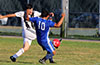 Mauricio Guzman of Sag Harbor(left) and David Rodriguez of Tortorella Pools fighting for the ball