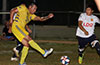 Romario Arellano of FC Tuxpan blasting the ball up the field
