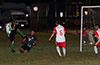 Wilson Tacuri of FC Tuxpan, coming out to block a shot