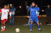 Jeremias Simon of FC Tuxpan(left) and Stiven Orrego of Tortorella Pools going for the ball