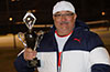 Antonio Chavez of FC Tuxpan holding the second place trophy
