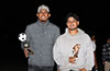 Leo Moran(left) - Golden Boot Winner, Yeiner Garcia - Golden Glove Winner